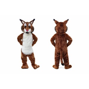 Realistic Wildcat Mascot Costume