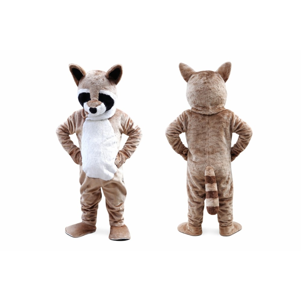 Realistic Lightweight Raccoon Mascot Costume