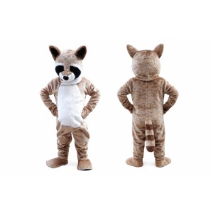 Realistic Lightweight Raccoon Mascot Costume