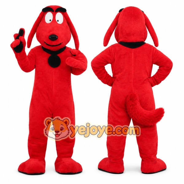 Red Dog Mascot Costume