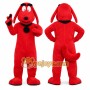 Red Dog Mascot Costume