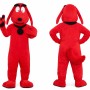 Red Dog Mascot Costume