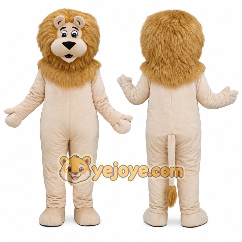 Friendly Lion Mascot Costume Friendly Lion Mascot Costume