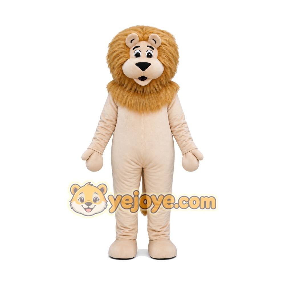 Friendly Lion Mascot Costume Friendly Lion Mascot Costume