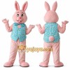 Happy Pink Rabbit Mascot Costume Happy Pink Rabbit Mascot Costume