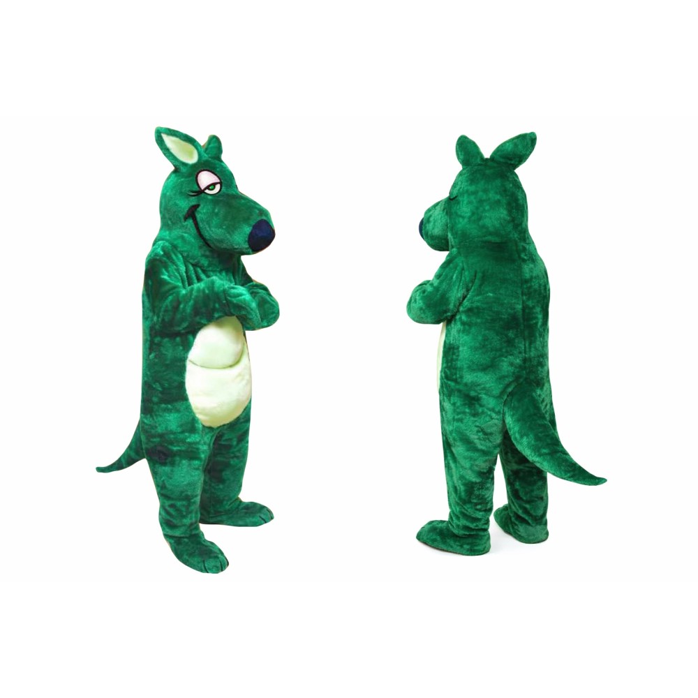 Green Kangaroo Mascot Costume