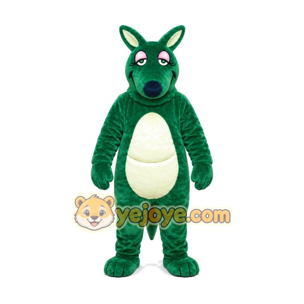 Green Kangaroo Mascot Costume