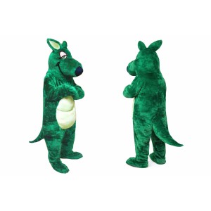Green Kangaroo Mascot Costume