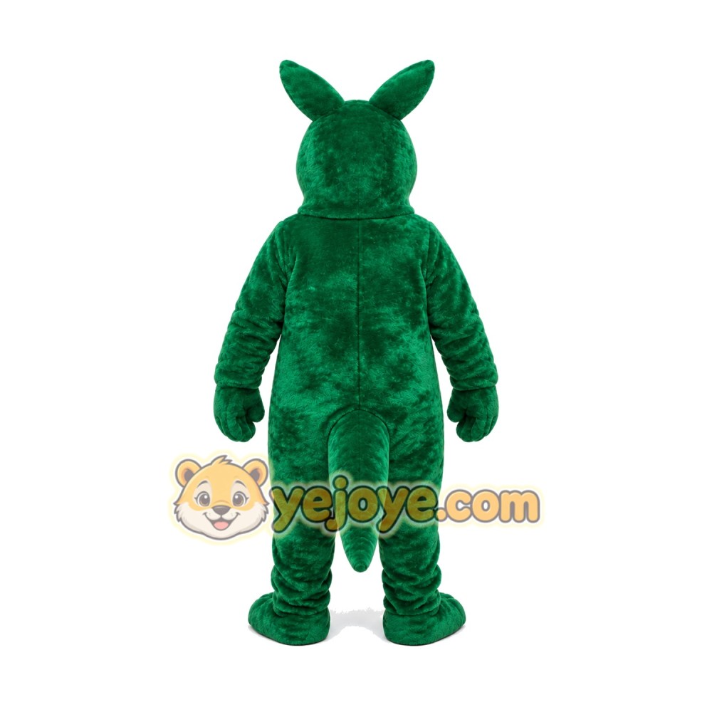 Green Kangaroo Mascot Costume Green Kangaroo Mascot Costume