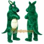 Green Kangaroo Mascot Costume