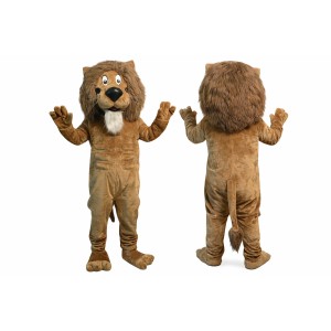 Friendly Lightweight Lion Mascot Costume