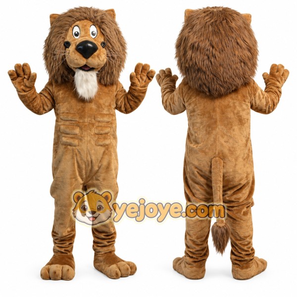 Friendly Lightweight Lion Mascot Costume