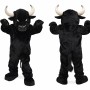 Fierce Black Buffalo Mascot Costume