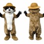 Fierce Raccoon Mascot Costume