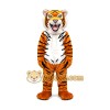 Realistic Happy Tiger Mascot Costume Realistic Happy Tiger Mascot Costume