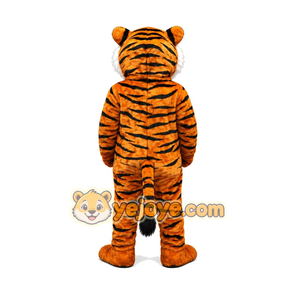 Realistic Happy Tiger Mascot Costume Realistic Happy Tiger Mascot Costume