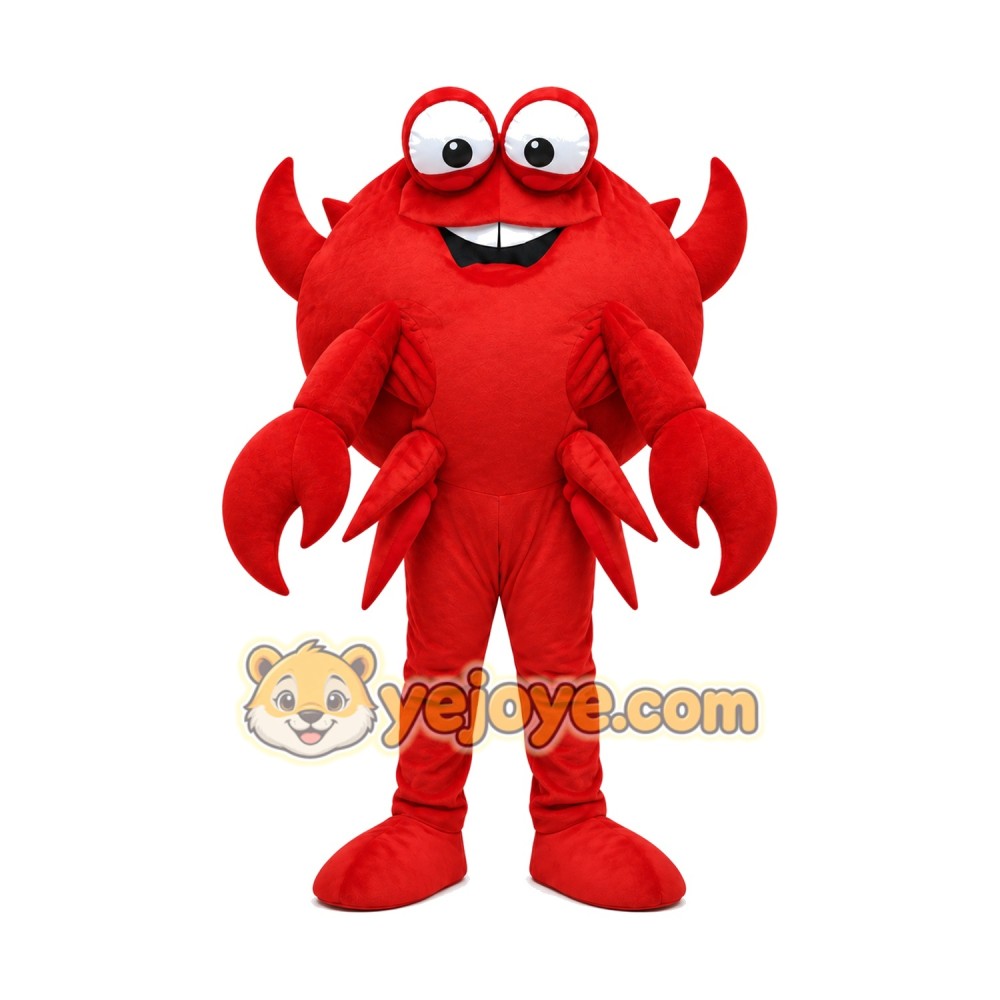 Red Crab Mascot Costume Red Crab Mascot Costume