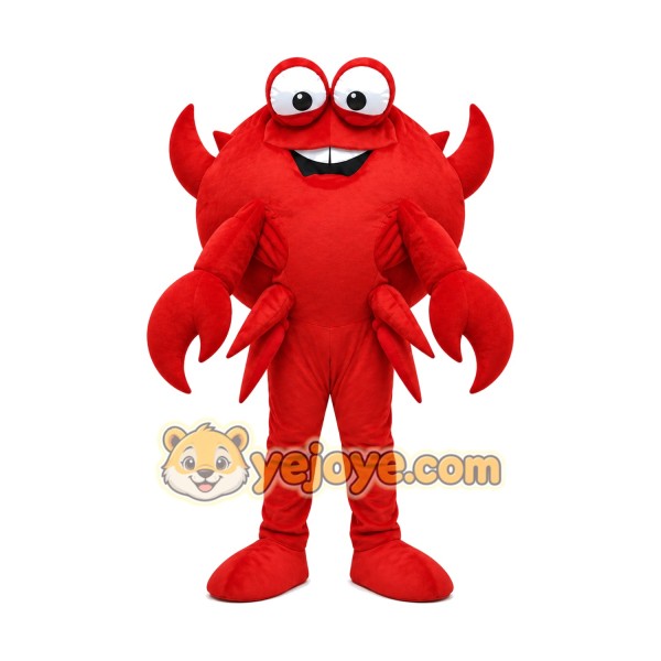 Red Crab Mascot Costume