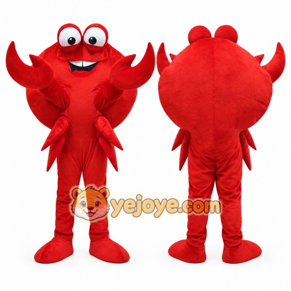 Red Crab Mascot Costume