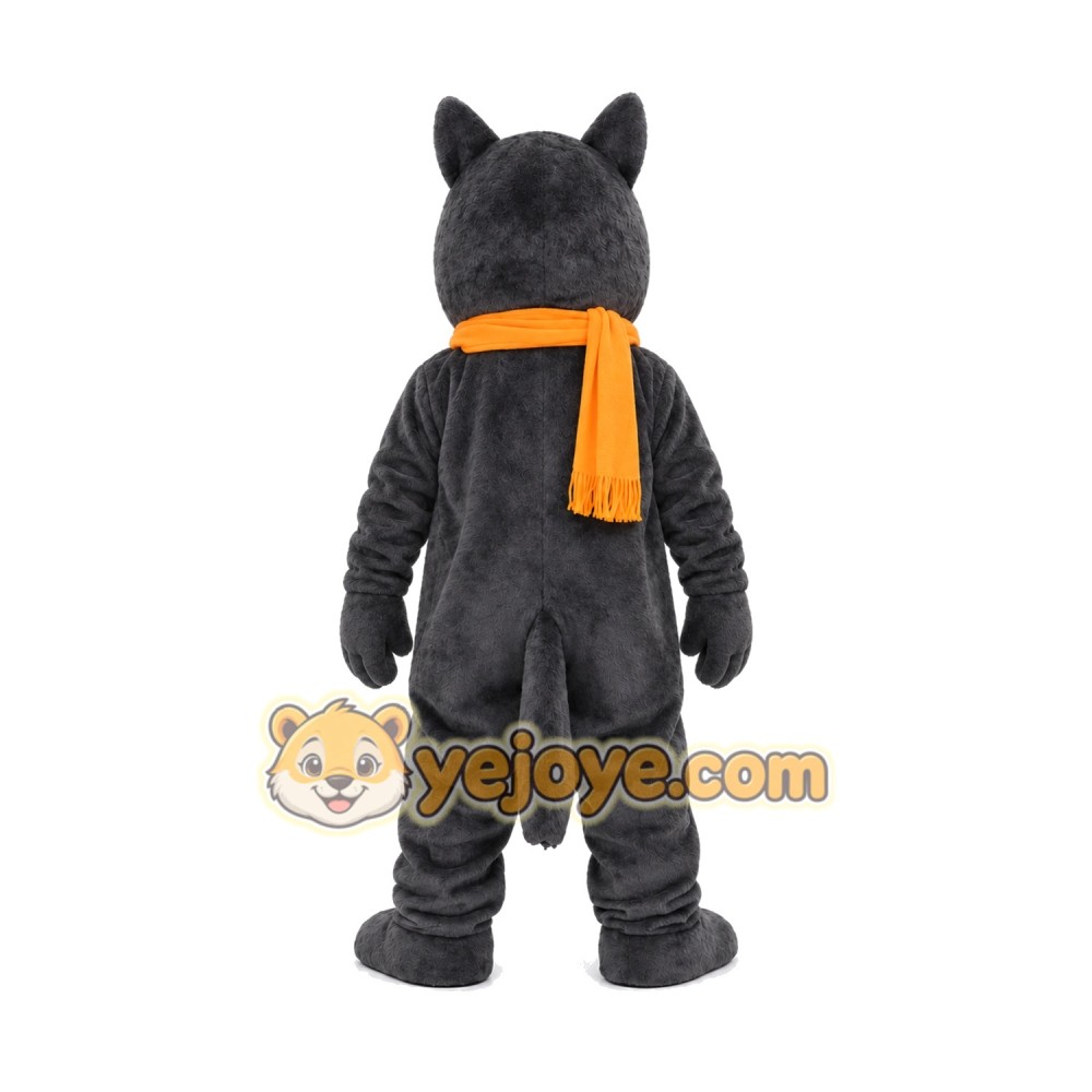 Realistic Grey Wolf Mascot Costume Realistic Grey Wolf Mascot Costume