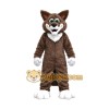 Realistic Happy Wolf Mascot Costume Realistic Happy Wolf Mascot Costume