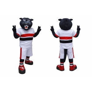 Sport Lightweight Black Panther Mascot Costume