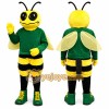 Green Bee Mascot Costume Green Bee Mascot Costume