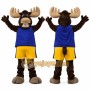 Happy Moose Mascot Costume