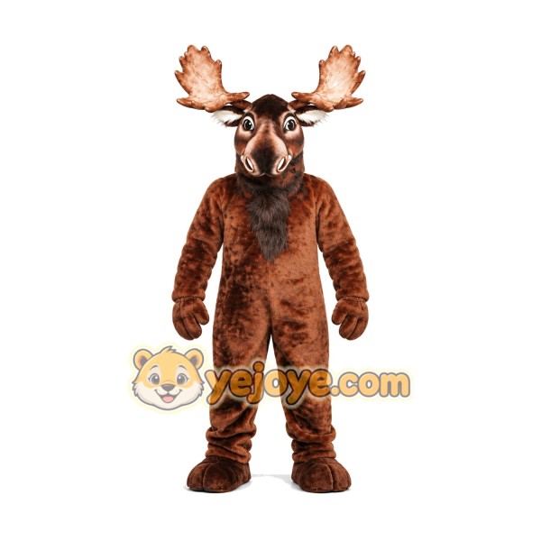 Power Moose Mascot Costume