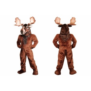 Power Moose Mascot Costume