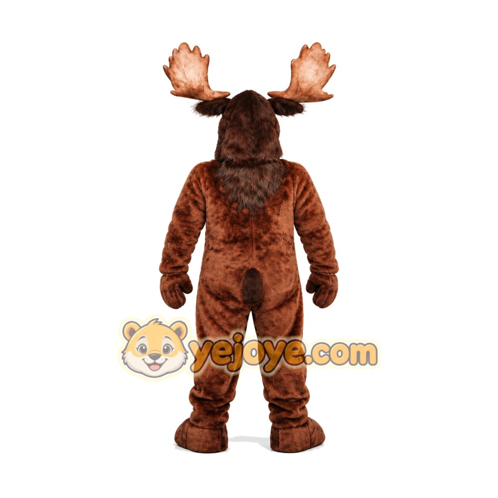 Power Moose Mascot Costume Power Moose Mascot Costume