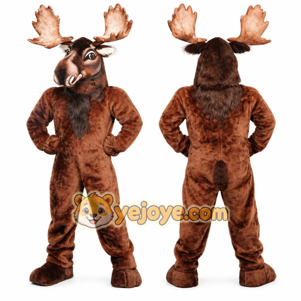 Power Moose Mascot Costume