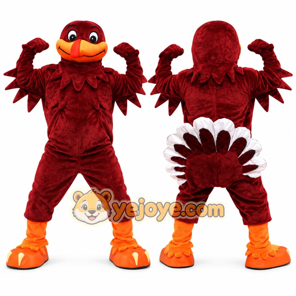 Power Lightweight Turkey Mascot Costume Power Lightweight Turkey Mascot Costume