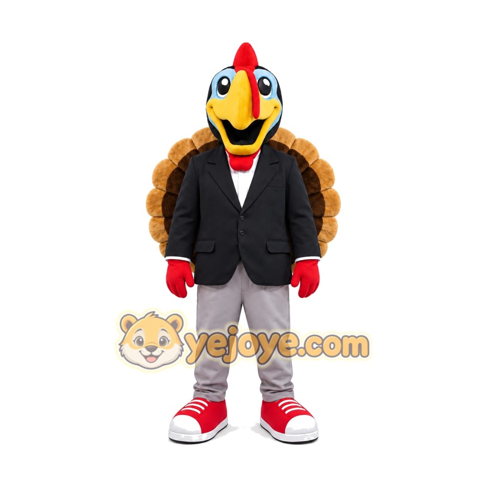 Realistic Lightweight Turkey Mascot Costume