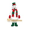 Realistic Snowman Mascot Costume