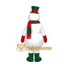 Realistic Snowman Mascot Costume