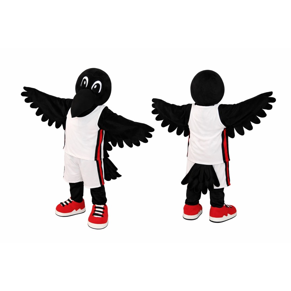 Realistic Raven Mascot Costume