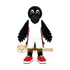 Realistic Raven Mascot Costume Realistic Raven Mascot Costume