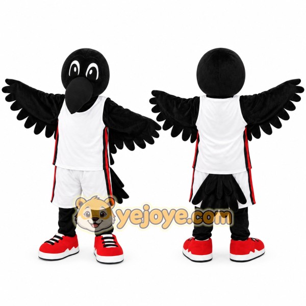 Realistic Raven Mascot Costume