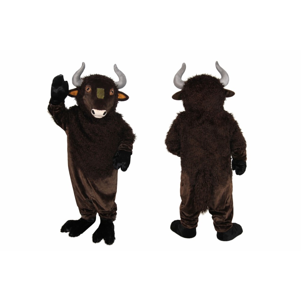 Realistic Buffalo Mascot Costume