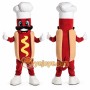Chef Hot Dog Mascot Costume