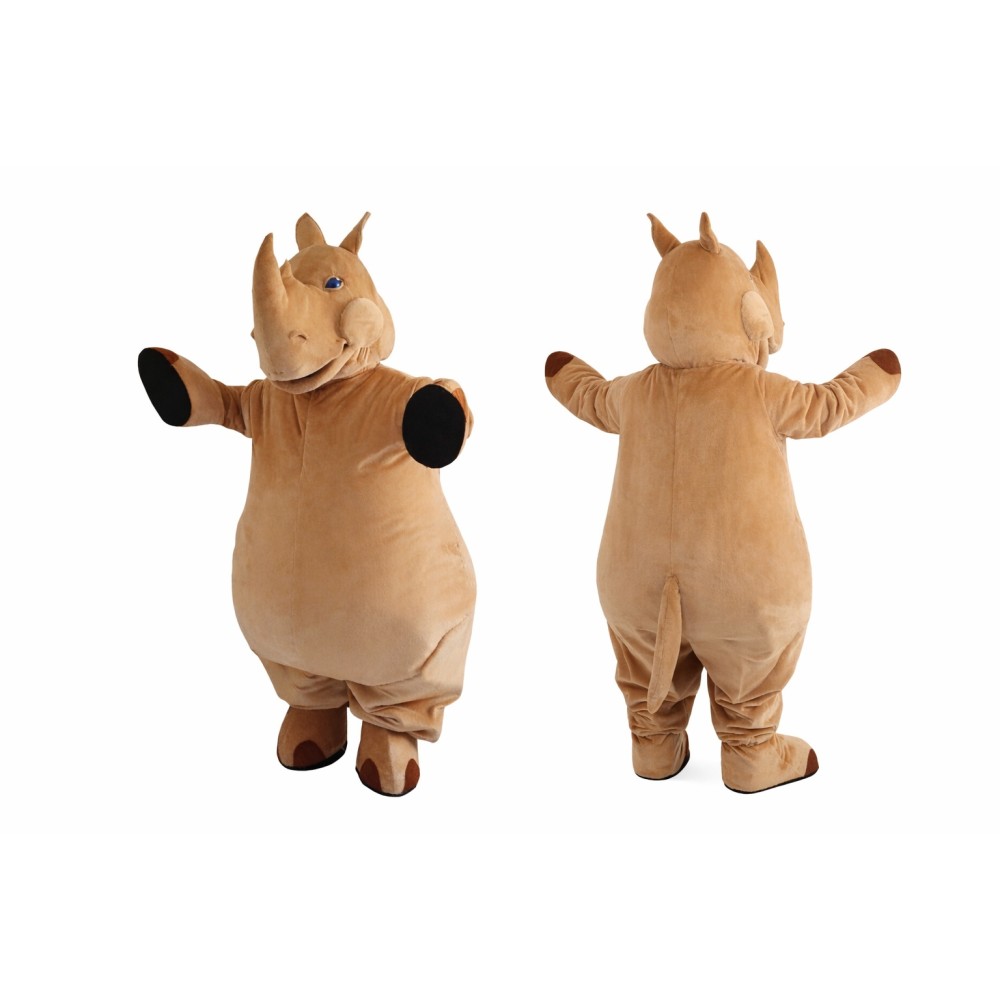 Realistic Rhino Mascot Costume