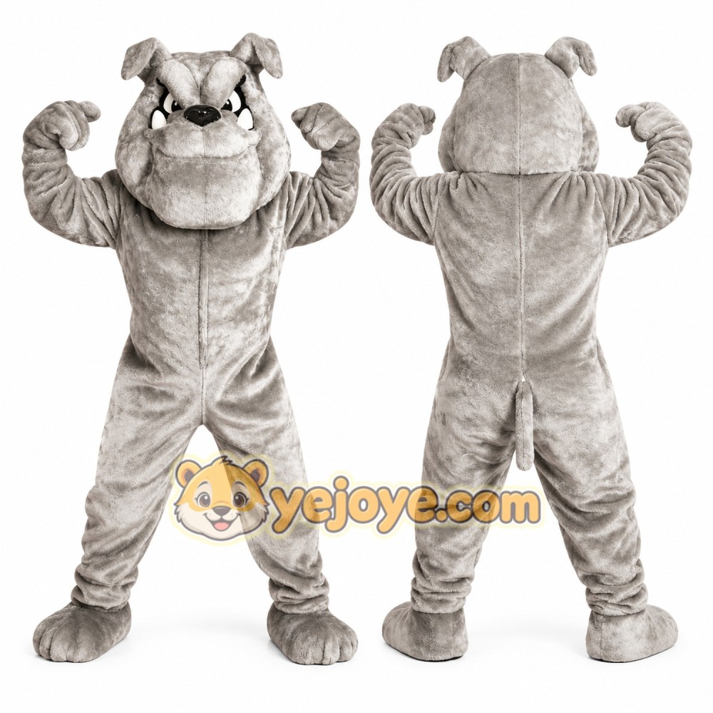 Fierce Lightweight Bulldog Mascot Costume