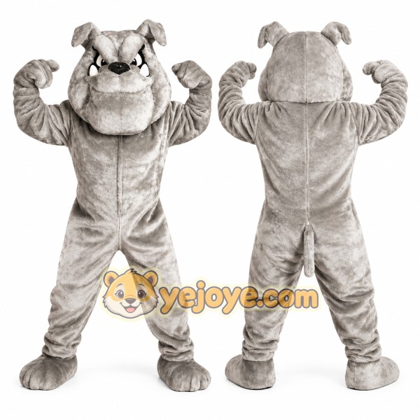 Fierce Lightweight Bulldog Mascot Costume