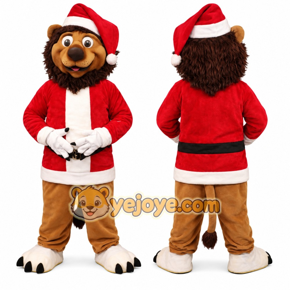 Christmas Lion Mascot Costume