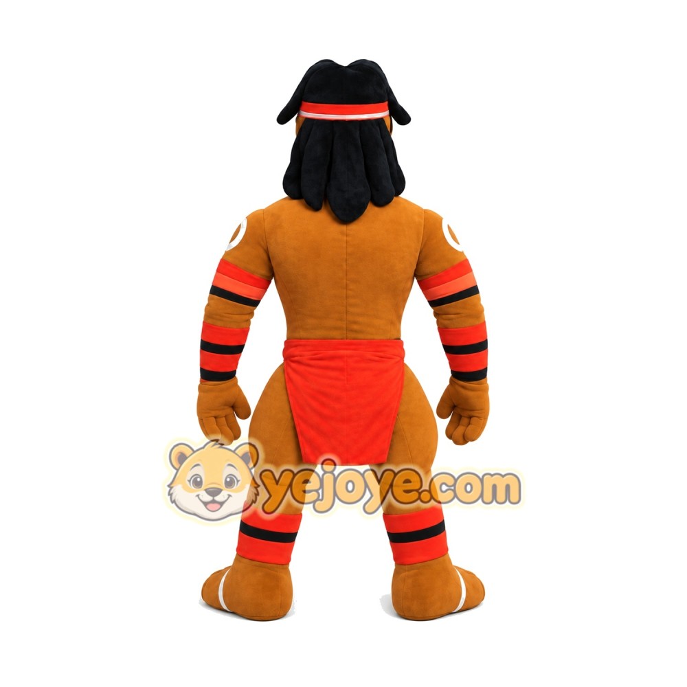 Indian Man Mascot Costume Indian Man Mascot Costume