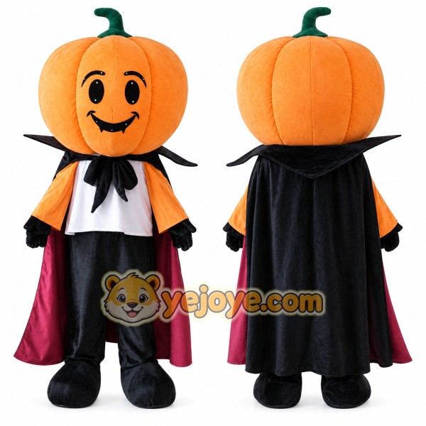 Happy Halloween Pumpkin Mascot Costume