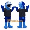 Blue Fish Mascot Costume Blue Fish Mascot Costume
