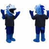 Blue Fish Mascot Costume