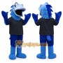 Blue Fish Mascot Costume